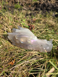 Aura coated agaat draak ( met dendriet )