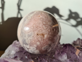 Pink amethyst sphere 