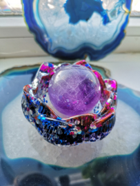 Bowl (purple/blue/silver)