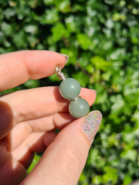 Green aventurine pendant (silver)