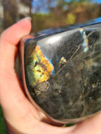 Labradoriet vrije vorm (blauw)