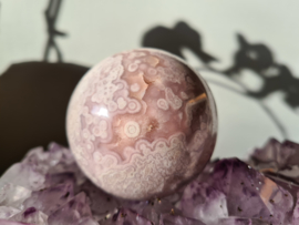 Pink amethyst sphere 