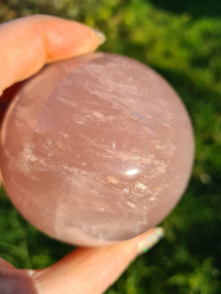 Rose quartz sphere 3