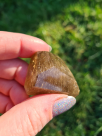 Rutile in smokey quartz freeform 4