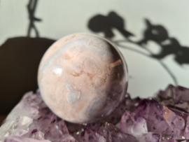 Pink amethyst sphere 