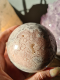 Pink amethyst sphere 
