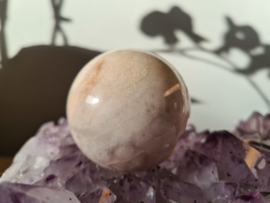 Pink amethyst sphere 