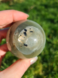 Green moonstone sphere