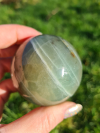 Green moonstone sphere