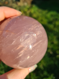 Rose quartz sphere 3