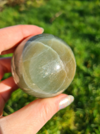 Green moonstone sphere