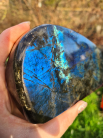 Labradoriet vrije vorm (blauw)