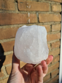 Zout waxinelichtjes houder wit