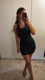 Halter jurk zwart