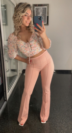 Flaire pantalon roze