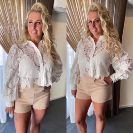 Short beige