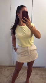 Basic top geel
