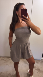 Playsuit taupe