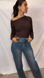 Straight leg jeans