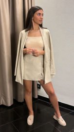 Set met print taupe