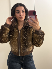 Faux fur bambi jacket