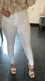 High waist stretch skinny wit