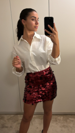 Basic oversized blouse wit