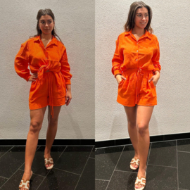 Short set oranje