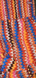 Playsuit zigzag oranje