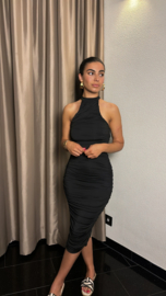 Ruched bodycon dress