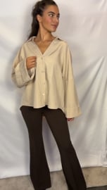 Flaire pantalon bruin