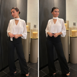 Black white jumpsuit