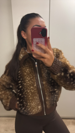 Faux fur bambi jacket