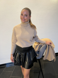Rok leather look