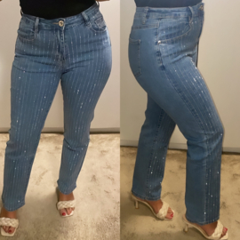 Jeans met stras
