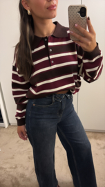 Fold over jeans donker gewassen