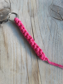 Sleutelhanger "Donker roze"