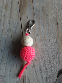 Gelukspoppetje "Neon roze"
