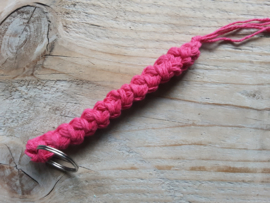 Sleutelhanger "Donker roze"