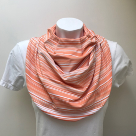 SS 014 Oranje wit gestreept