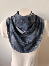 SS 011 Spijkerbroek print