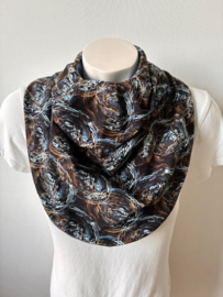 SS 010 Cirkels blauw en bruin