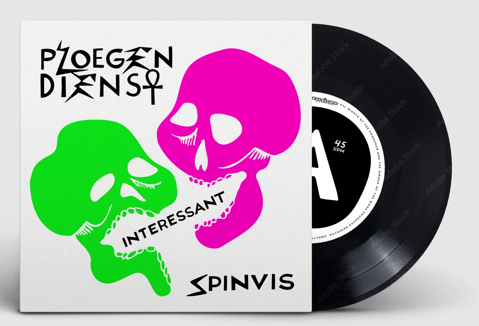 Ploegendienst & Spinvis - Interessant / Paranoia |  7" Single