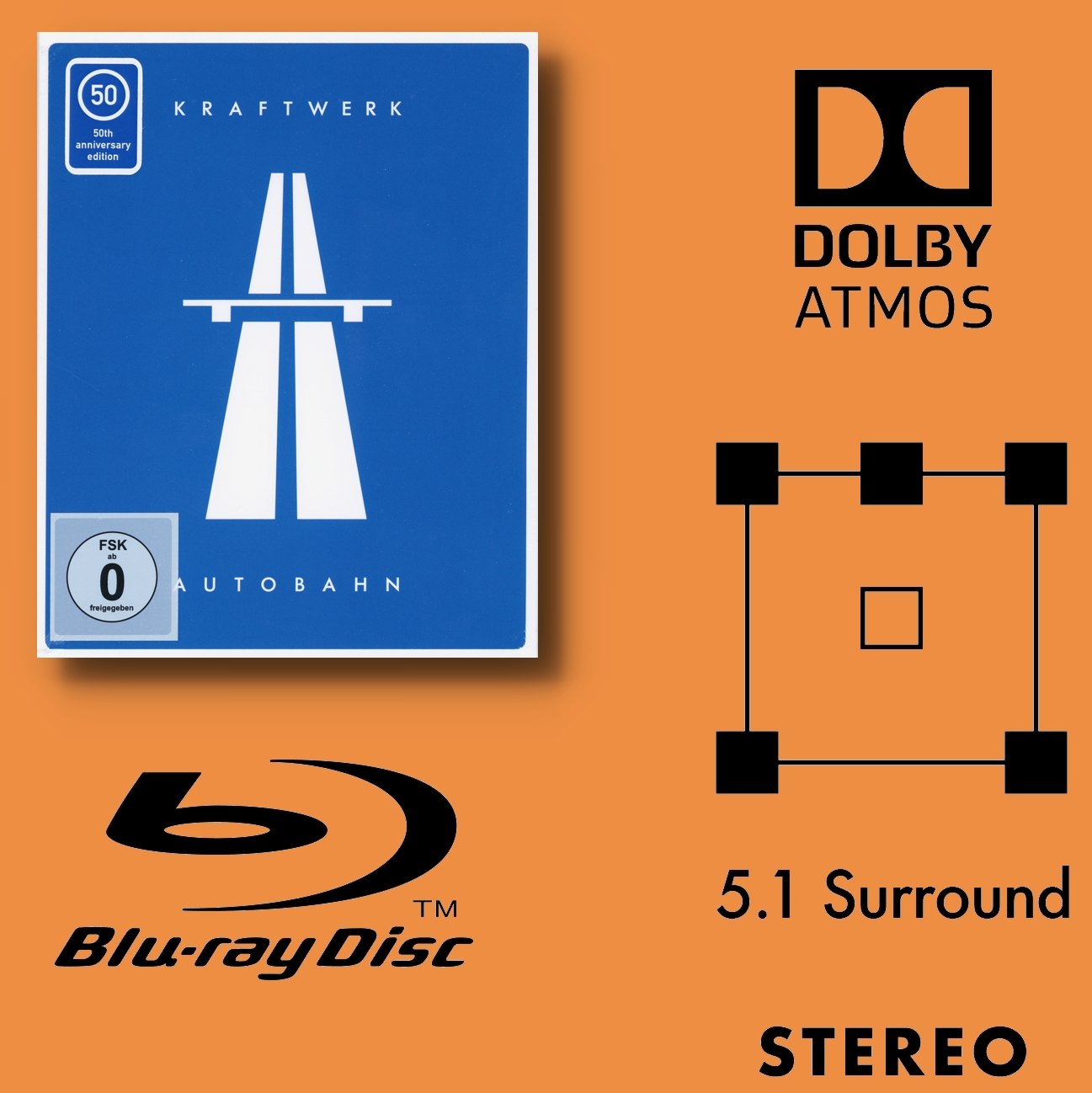 Kraftwerk - Autobahn (50th Anniversary Edition) | Blu-ray Audio / Video
