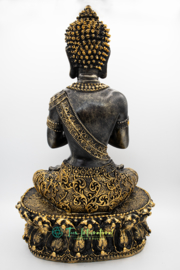 Tibetaanse Boeddha (zwart/goud)