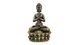 Tibetaanse Boeddha (zwart/goud)
