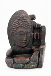 Backflow Wierookbrander Boeddha (Zwart)