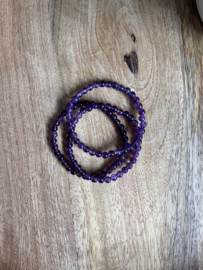 Amethist kinderarmband 4 mm