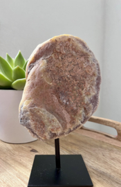 Agaat met geode op standaard