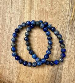 Lapis Lazuli kogelarmband heren 8 mm